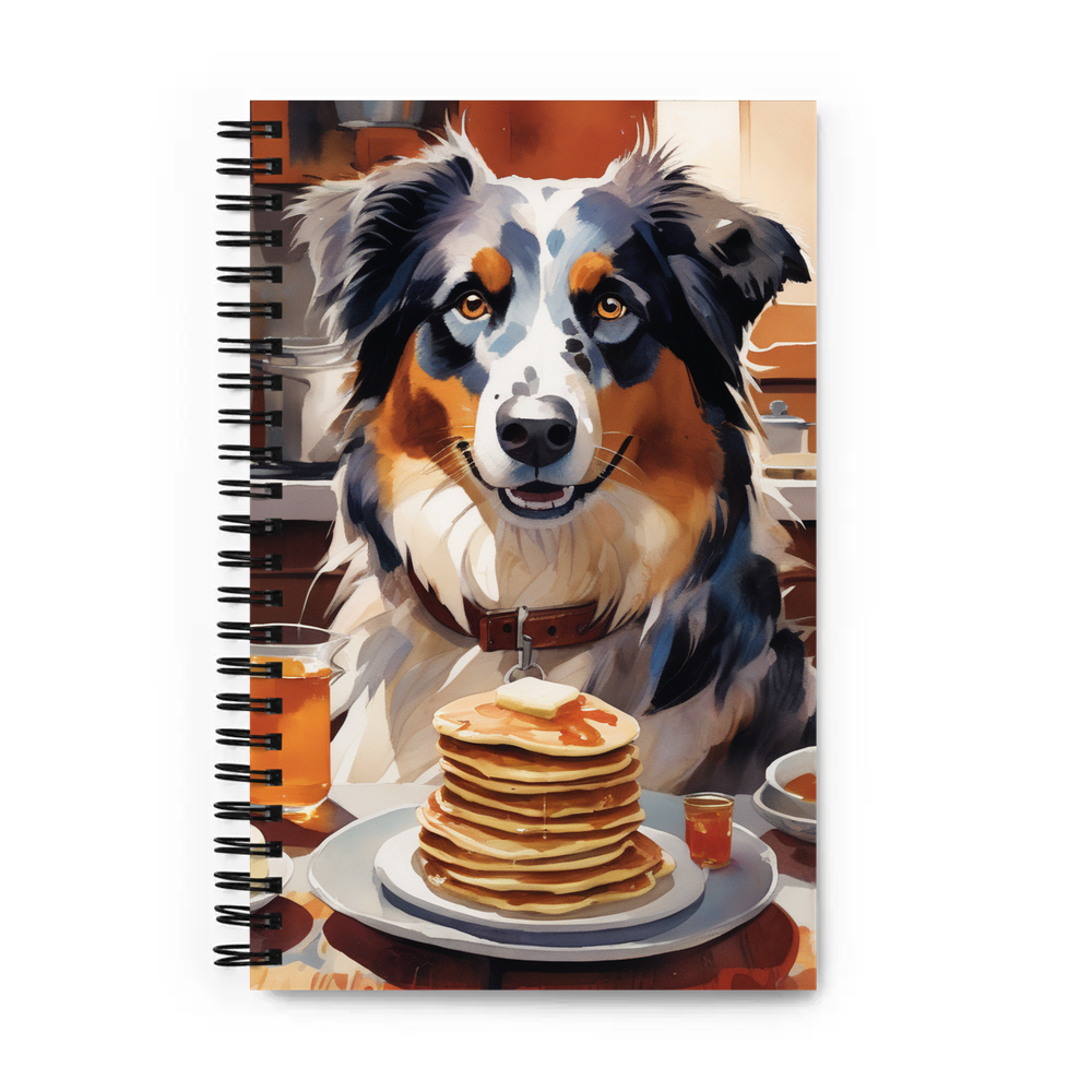PugMug Custom Australian Shepherd Dog Spiral Notebook