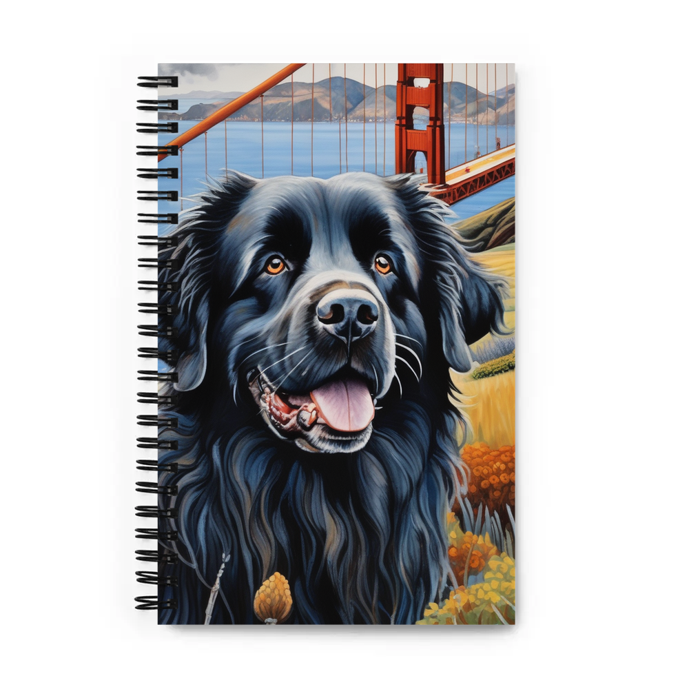 PugMug Custom Newfoundland Spiral Notebook