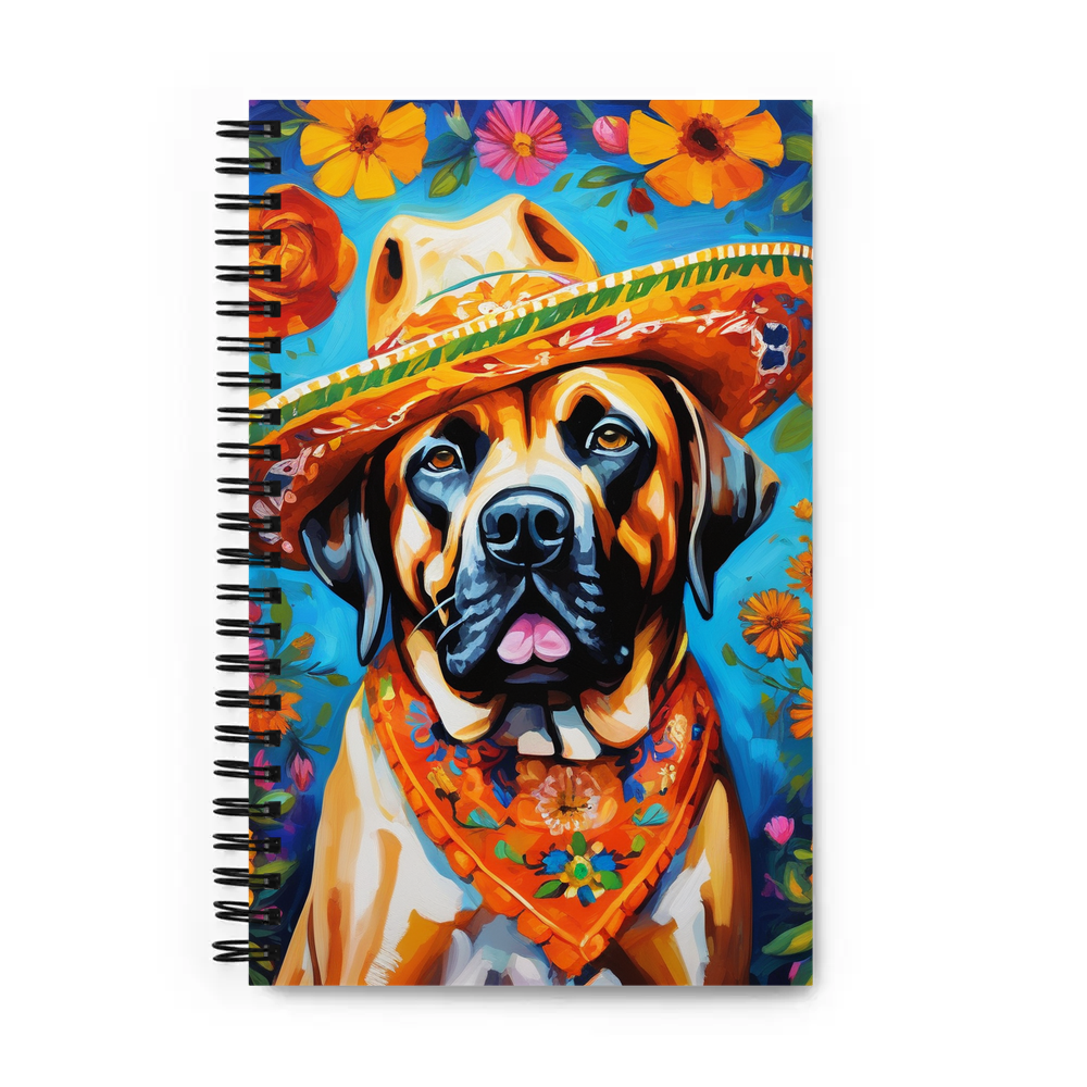 PugMug Custom Mastiff Spiral Notebook