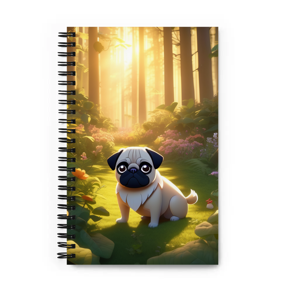 PugMug Custom Pug Spiral Notebook