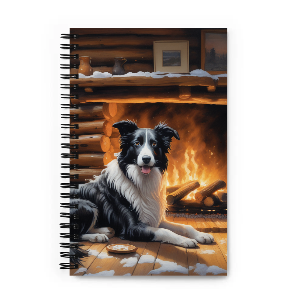 PugMug Custom Border Collie Spiral Notebook