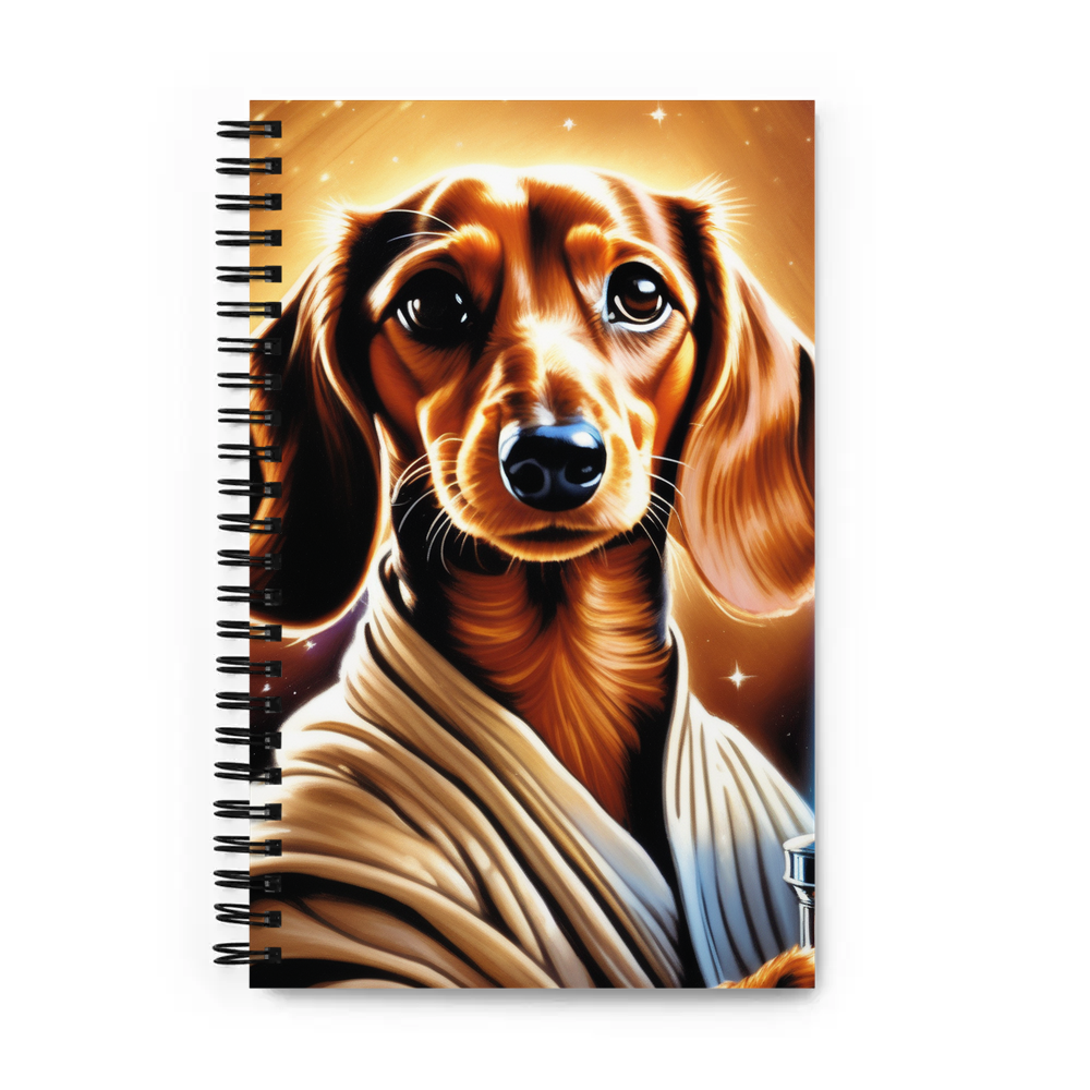 PugMug Custom Tan Dachshund Spiral Notebook