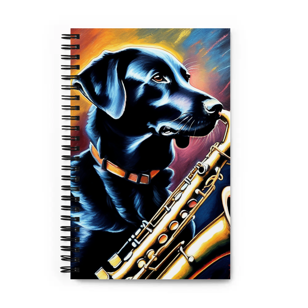 PugMug Custom Black Labrador Retriever Spiral Notebook