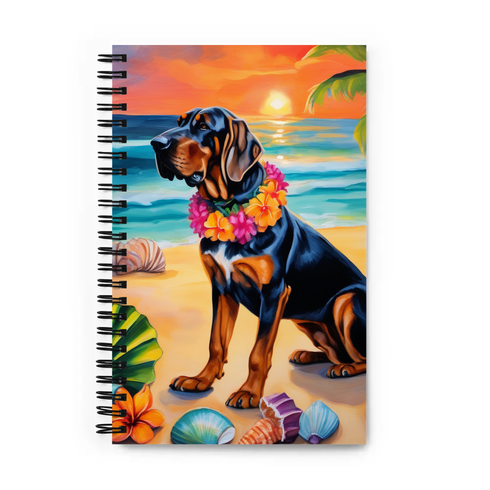 PugMug Custom Bloodhound Spiral Notebook