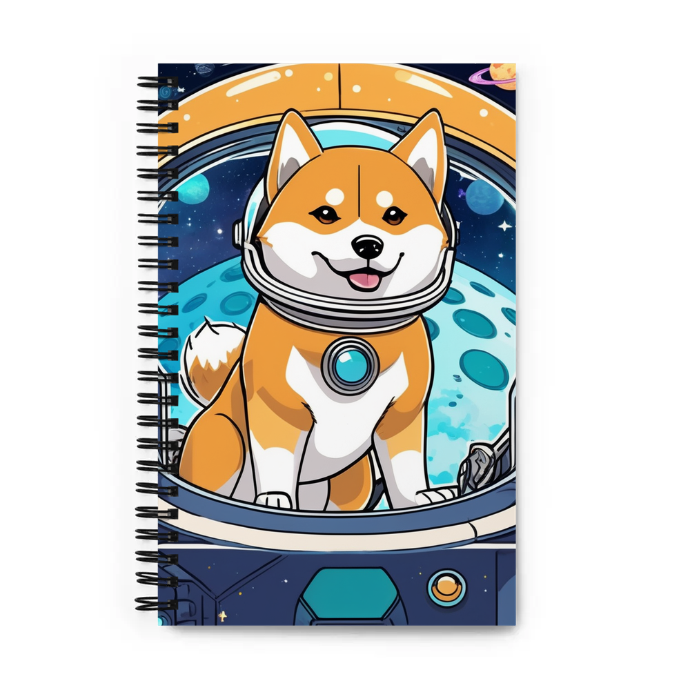 PugMug Custom Shiba Inu Spiral Notebook