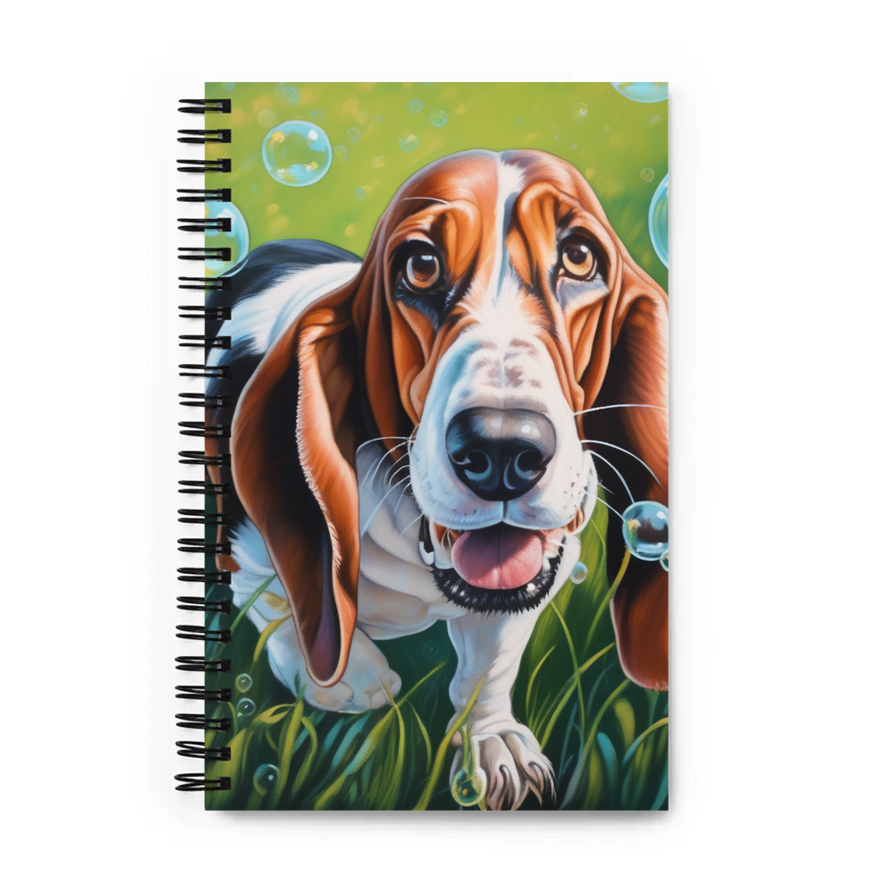 PugMug Custom Basset Hound Spiral Notebook