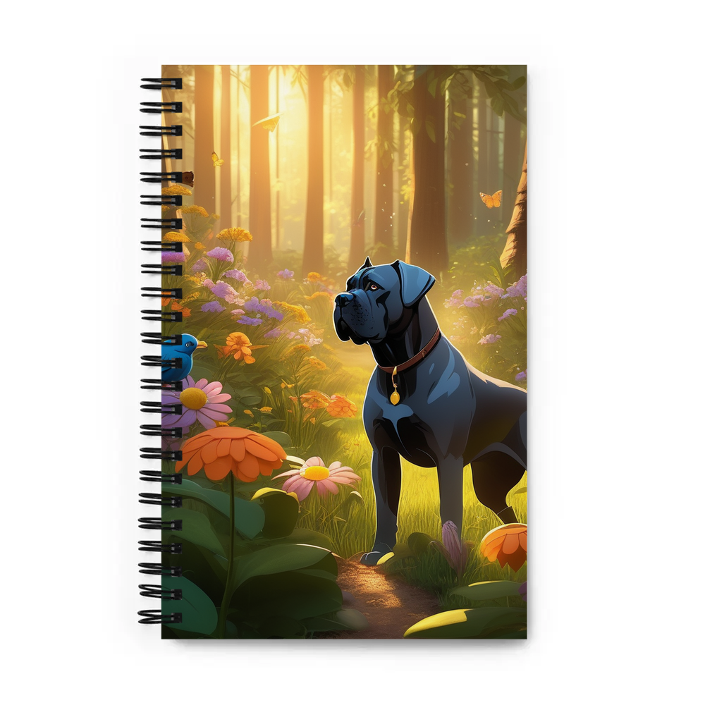 PugMug Custom Cane Corso Spiral Notebook