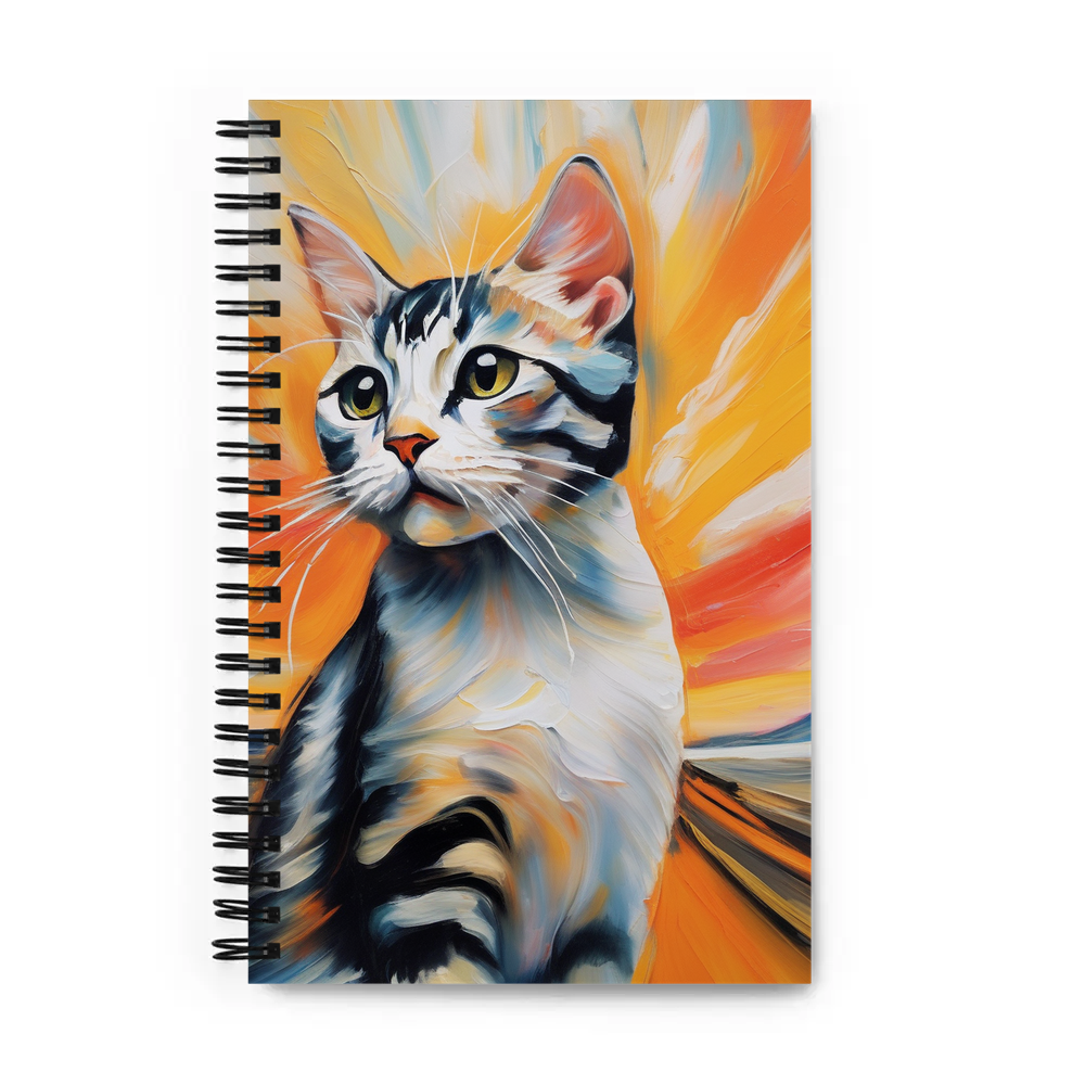 PugMug Custom Tabby American Shorthair Cat Spiral Notebook