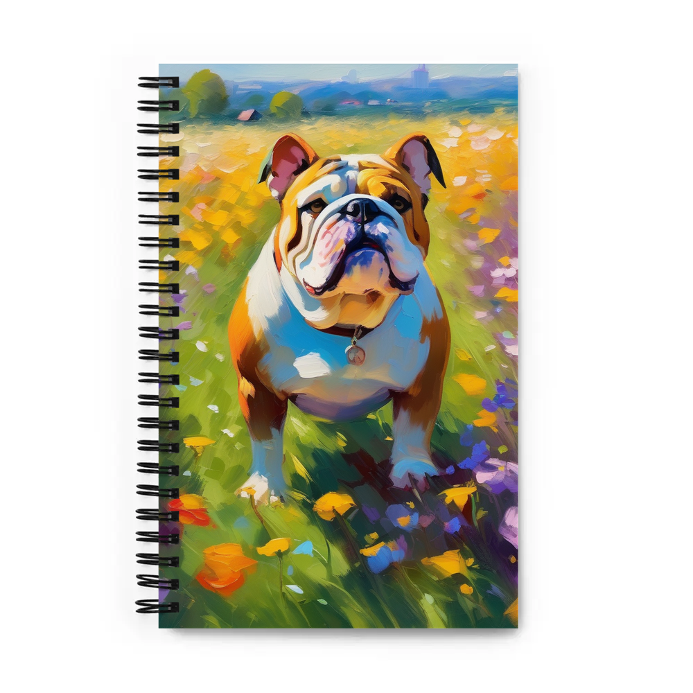 PugMug Custom Bulldog Spiral Notebook