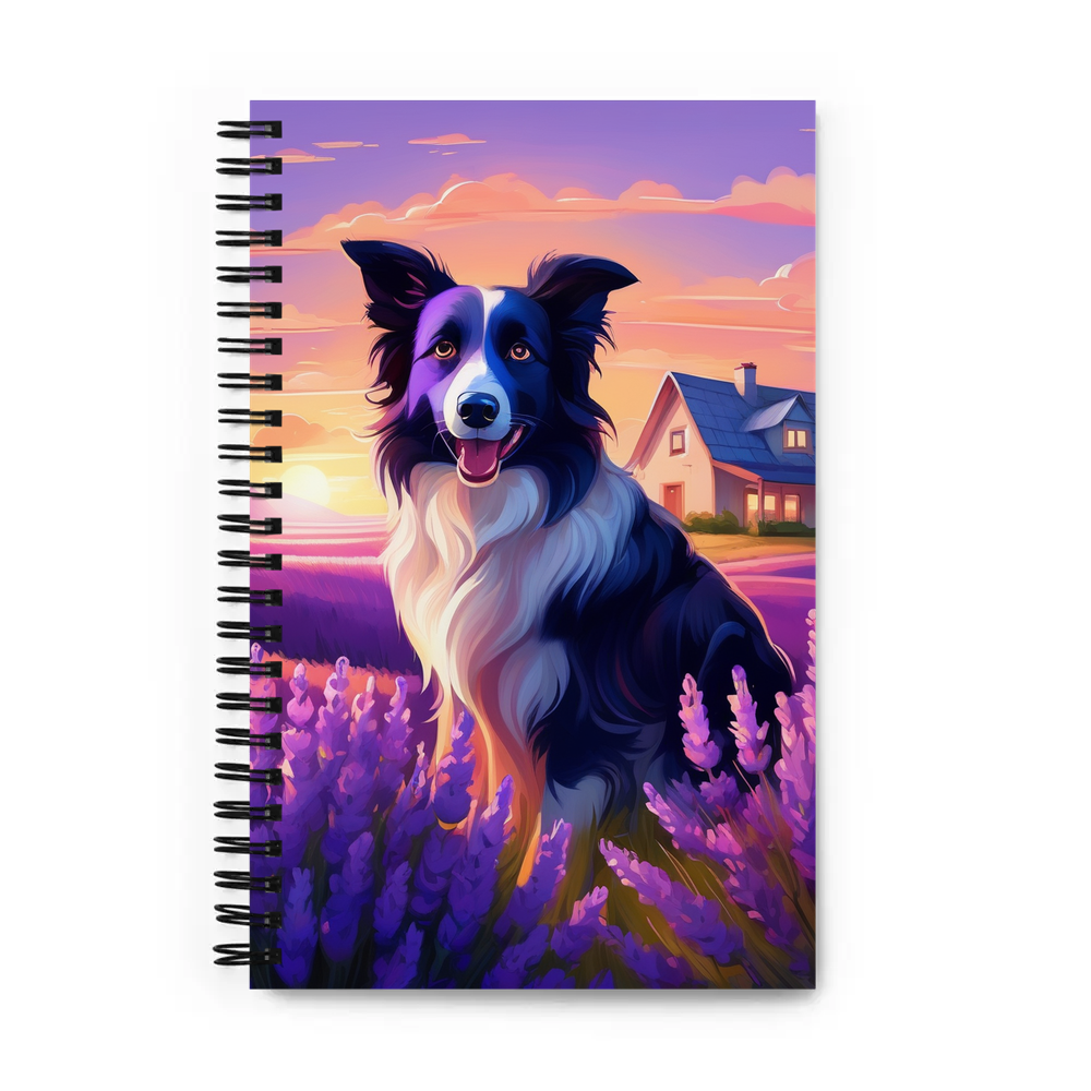 PugMug Custom Border Collie Spiral Notebook