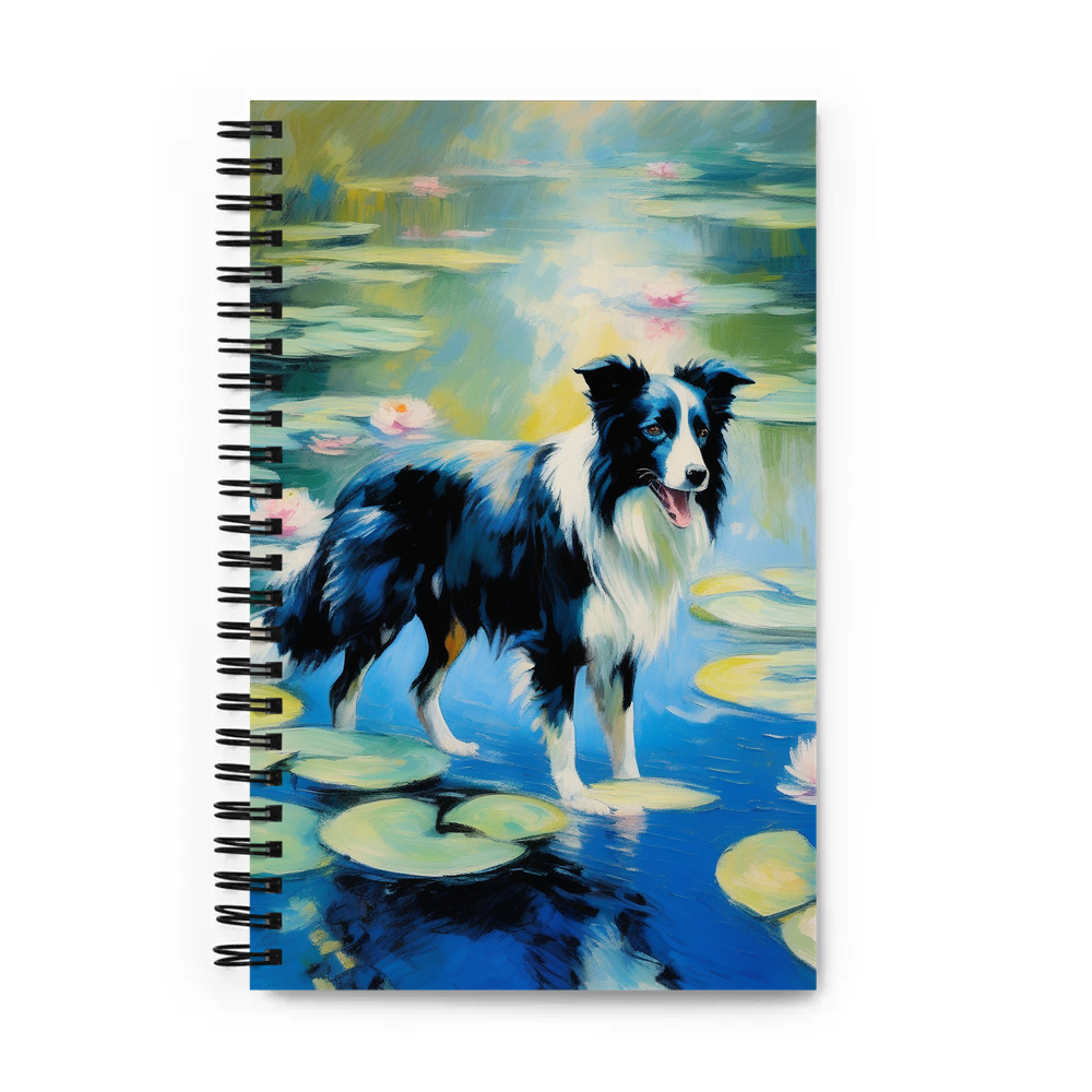 PugMug Custom Border Collie Spiral Notebook