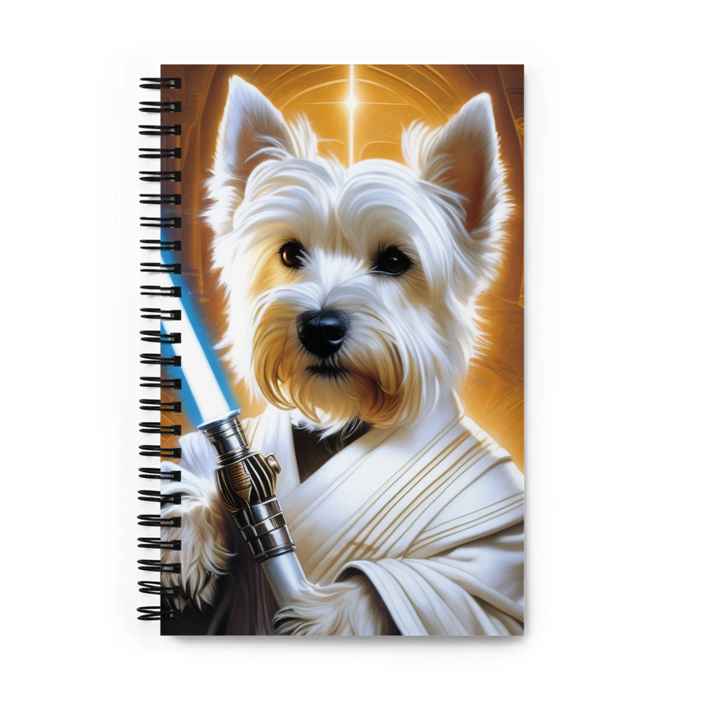 PugMug Custom West Highland White Terrier Spiral Notebook