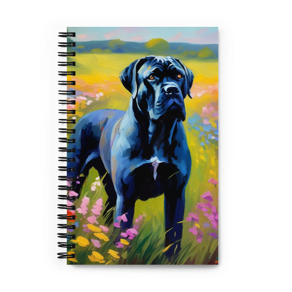 PugMug Custom Cane Corso Spiral Notebook