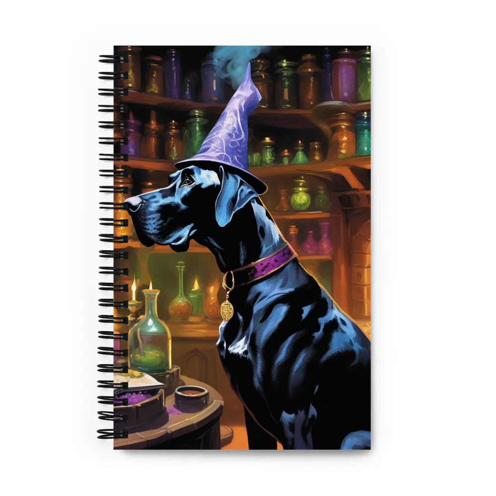 PugMug Custom Great Dane Spiral Notebook