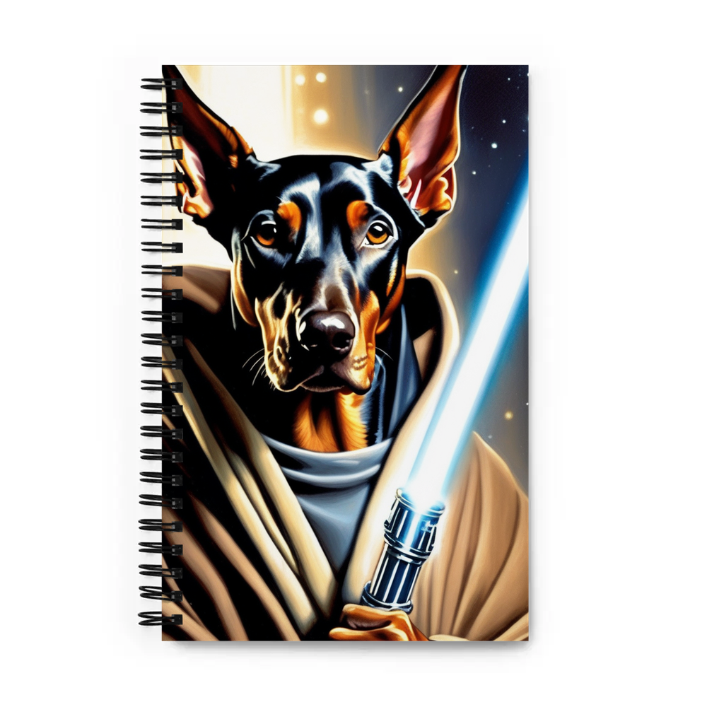 PugMug Custom Doberman Pinscher Spiral Notebook