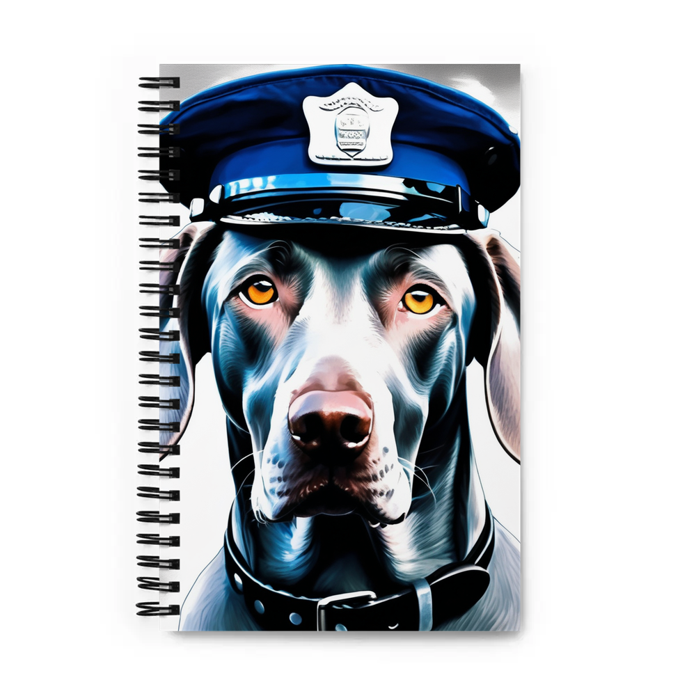 PugMug Custom Weimaraner Spiral Notebook