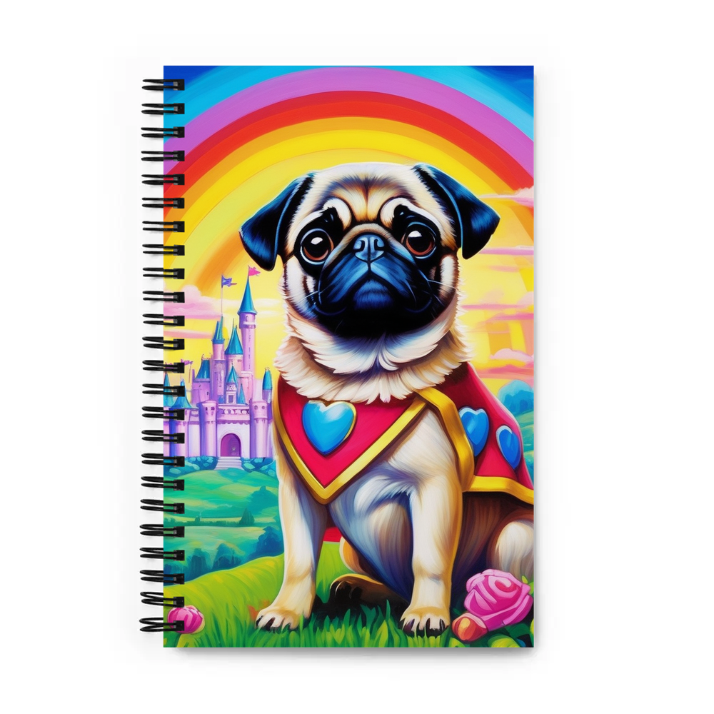 PugMug Custom Pug Spiral Notebook