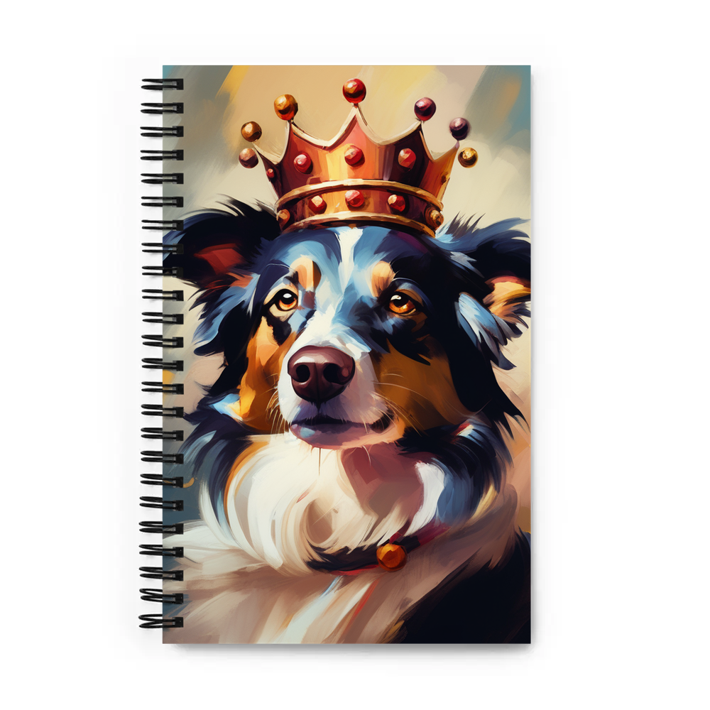 PugMug Custom Border Collie Spiral Notebook