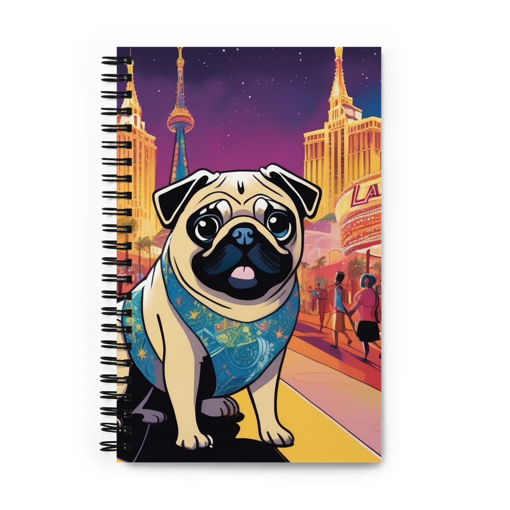 PugMug Custom Pug Spiral Notebook