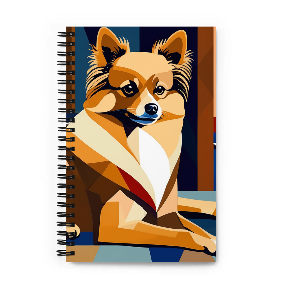 PugMug Custom Tan Pomeranian Spiral Notebook