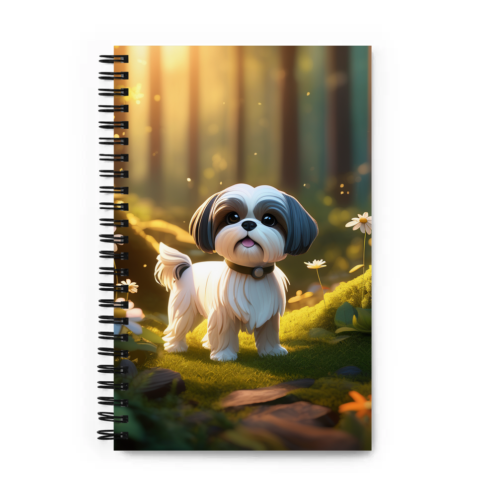 PugMug Custom Shih Tzu Spiral Notebook