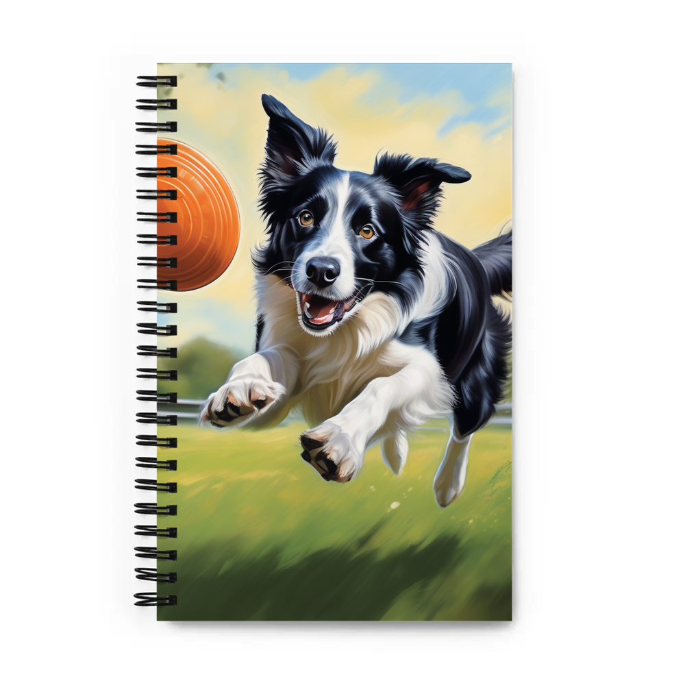 PugMug Custom Border Collie Spiral Notebook