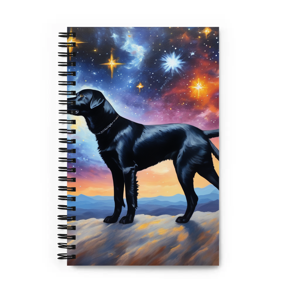 PugMug Custom Black Labrador Retriever Spiral Notebook