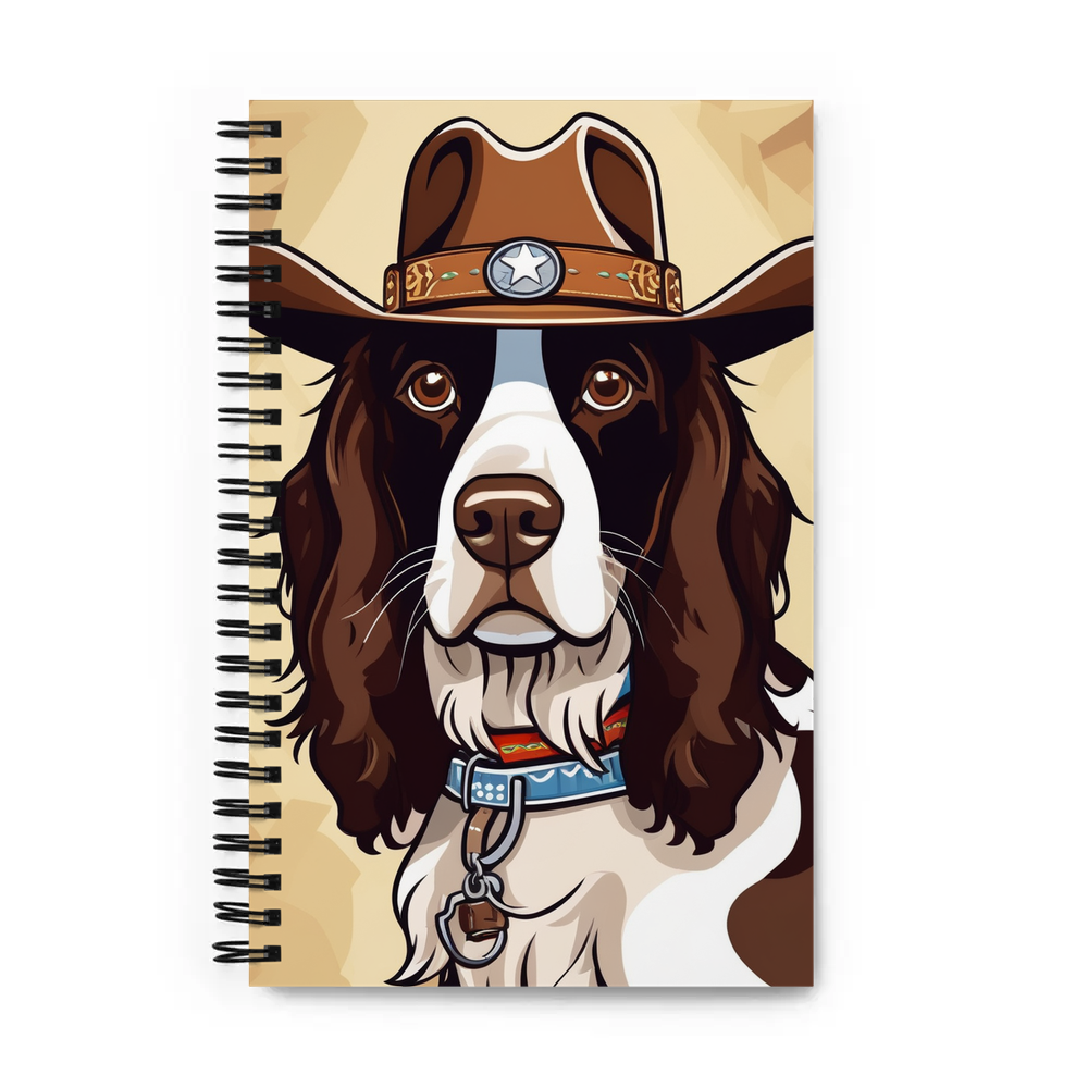 PugMug Custom English Springer Spaniel Spiral Notebook