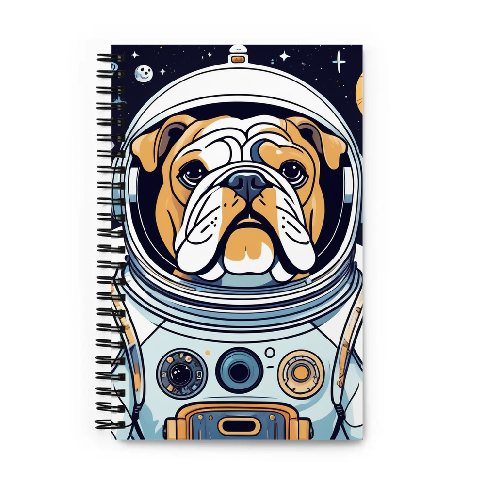 PugMug Custom Bulldog Spiral Notebook