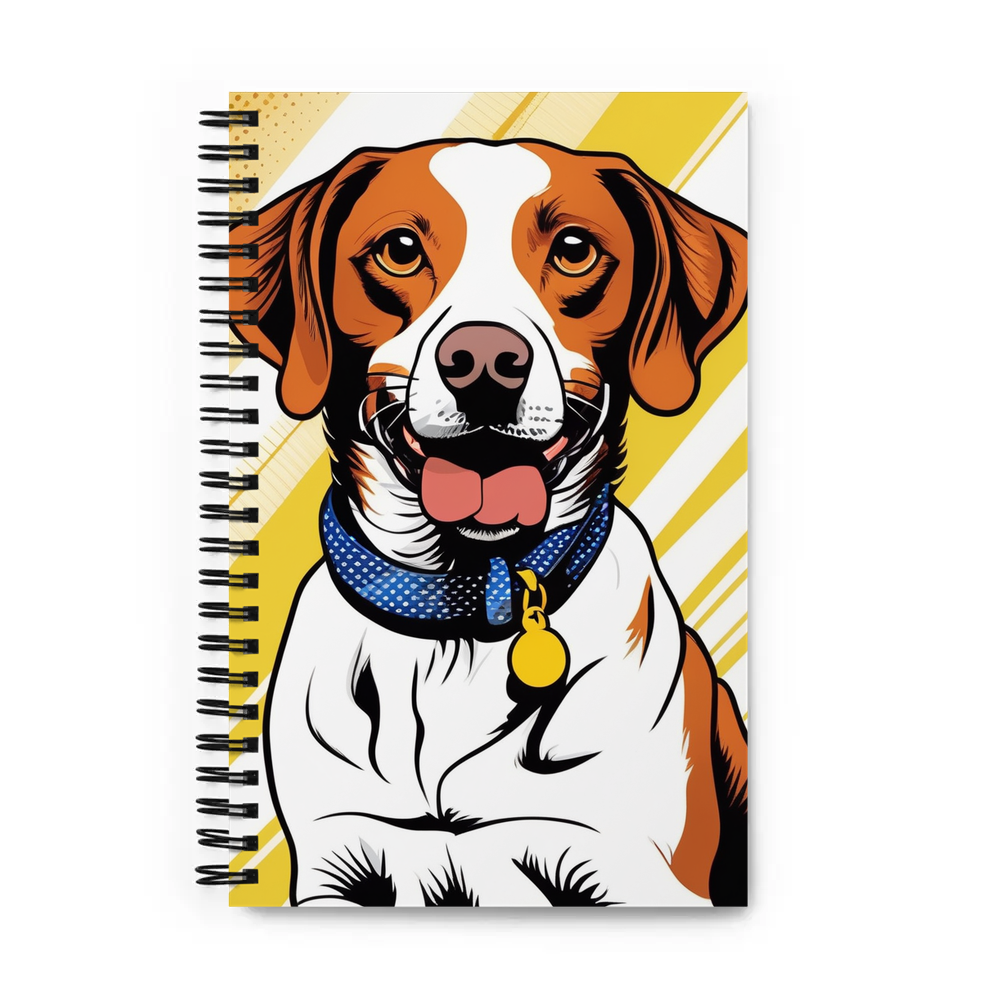 PugMug Custom Brittany Dog Spiral Notebook