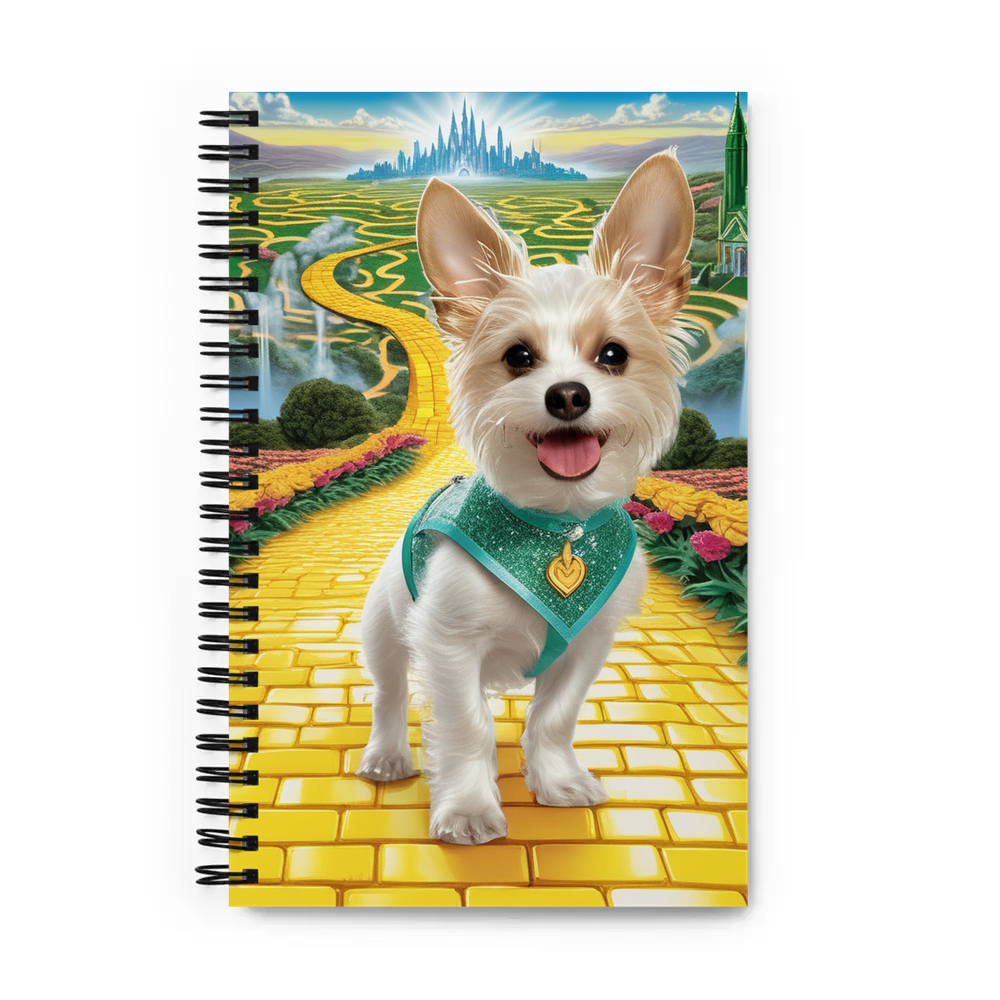 PugMug Custom Luna Spiral Notebook