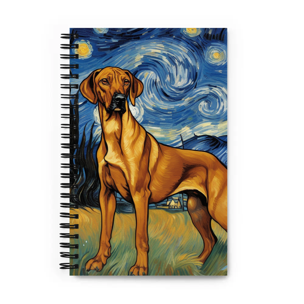 PugMug Custom Rhodesian Ridgeback Spiral Notebook