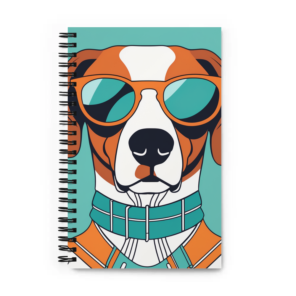 PugMug Custom Brittany Dog Spiral Notebook