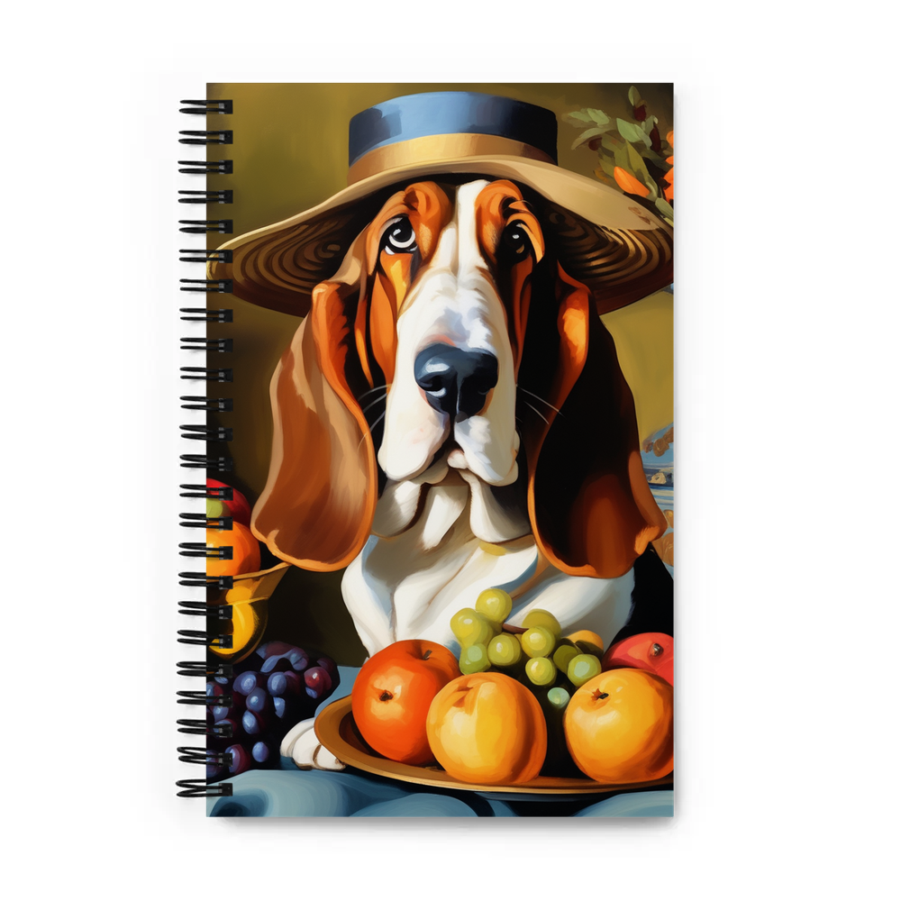 PugMug Custom Basset Hound Spiral Notebook