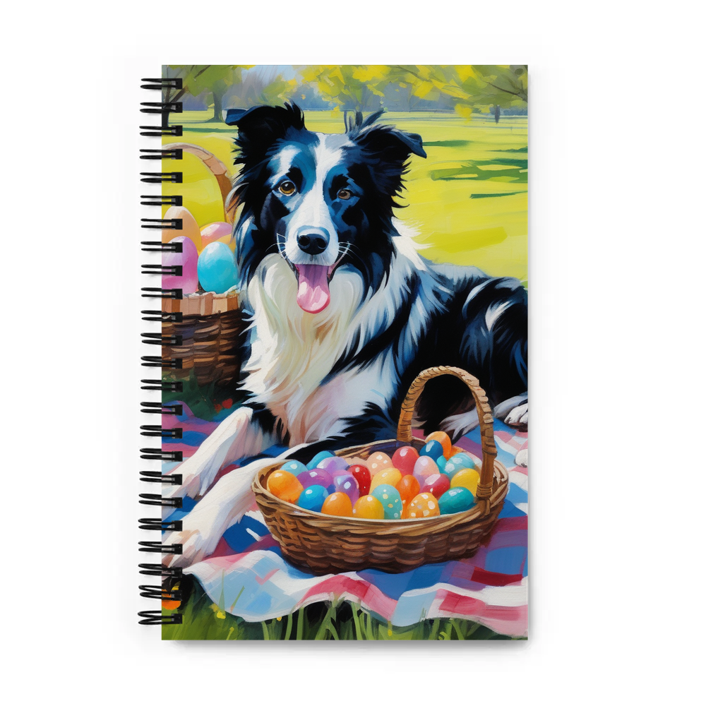 PugMug Custom Border Collie Spiral Notebook