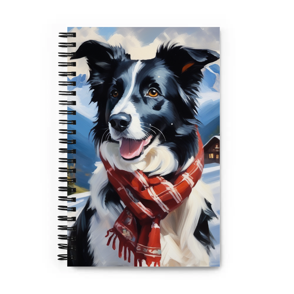PugMug Custom Border Collie Spiral Notebook