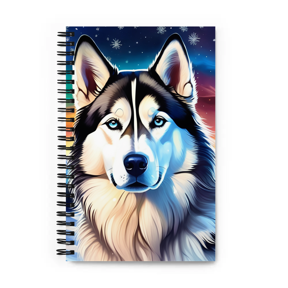 PugMug Custom Siberian Husky Spiral Notebook