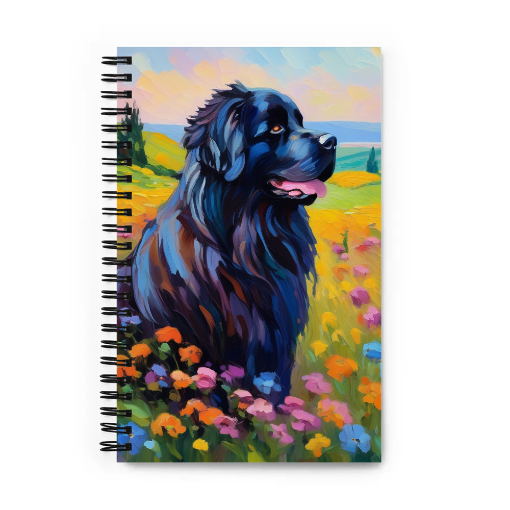 PugMug Custom Newfoundland Spiral Notebook