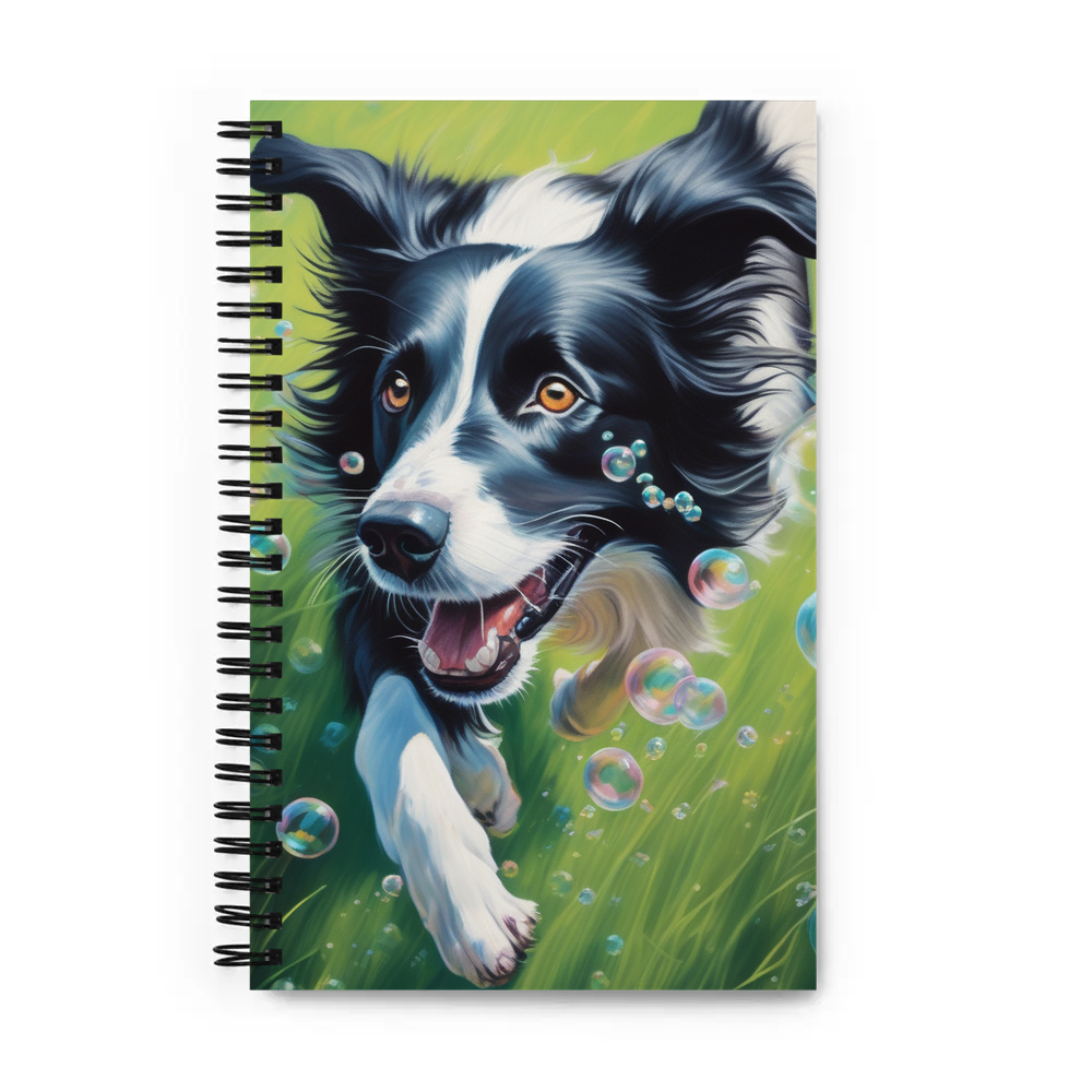 PugMug Custom Border Collie Spiral Notebook