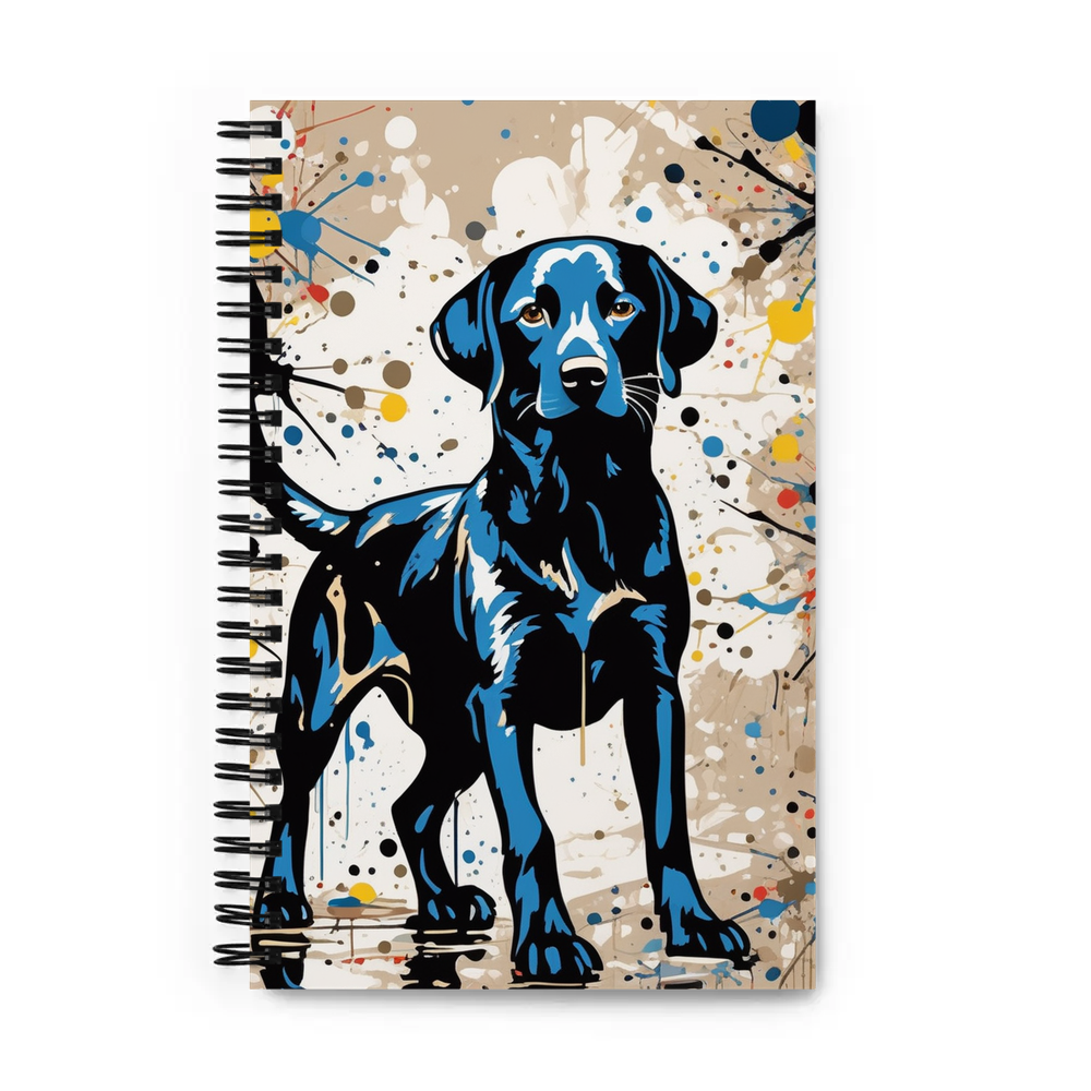 PugMug Custom Black Labrador Retriever Spiral Notebook