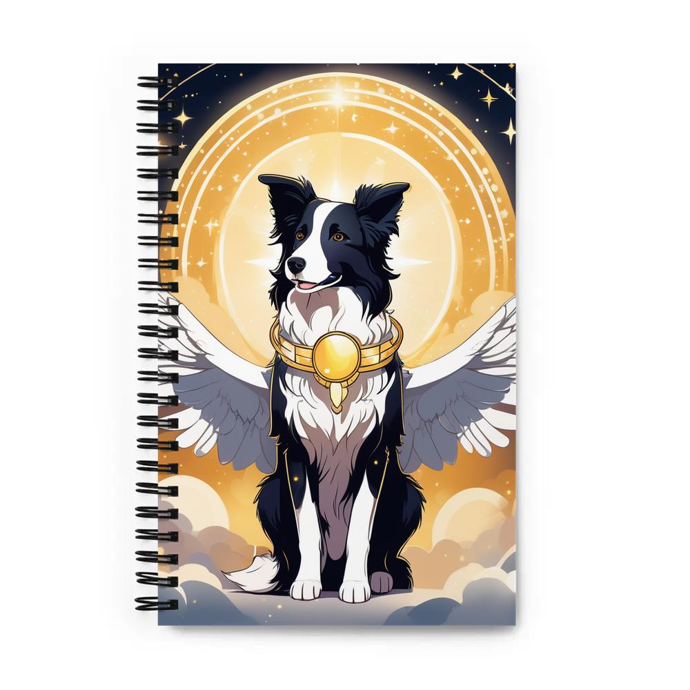 PugMug Custom Border Collie Spiral Notebook