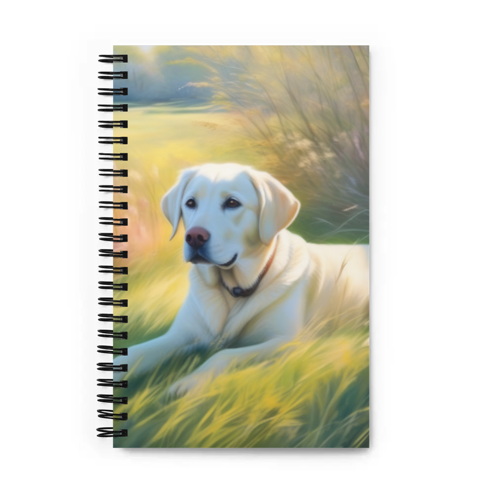 PugMug Custom White Labrador Retriever Spiral Notebook