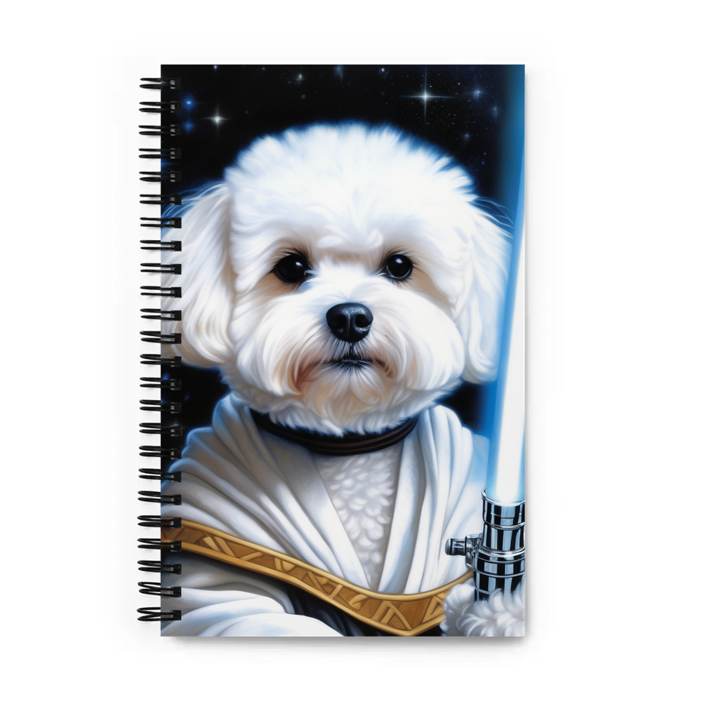 PugMug Custom Bichons Frise Spiral Notebook