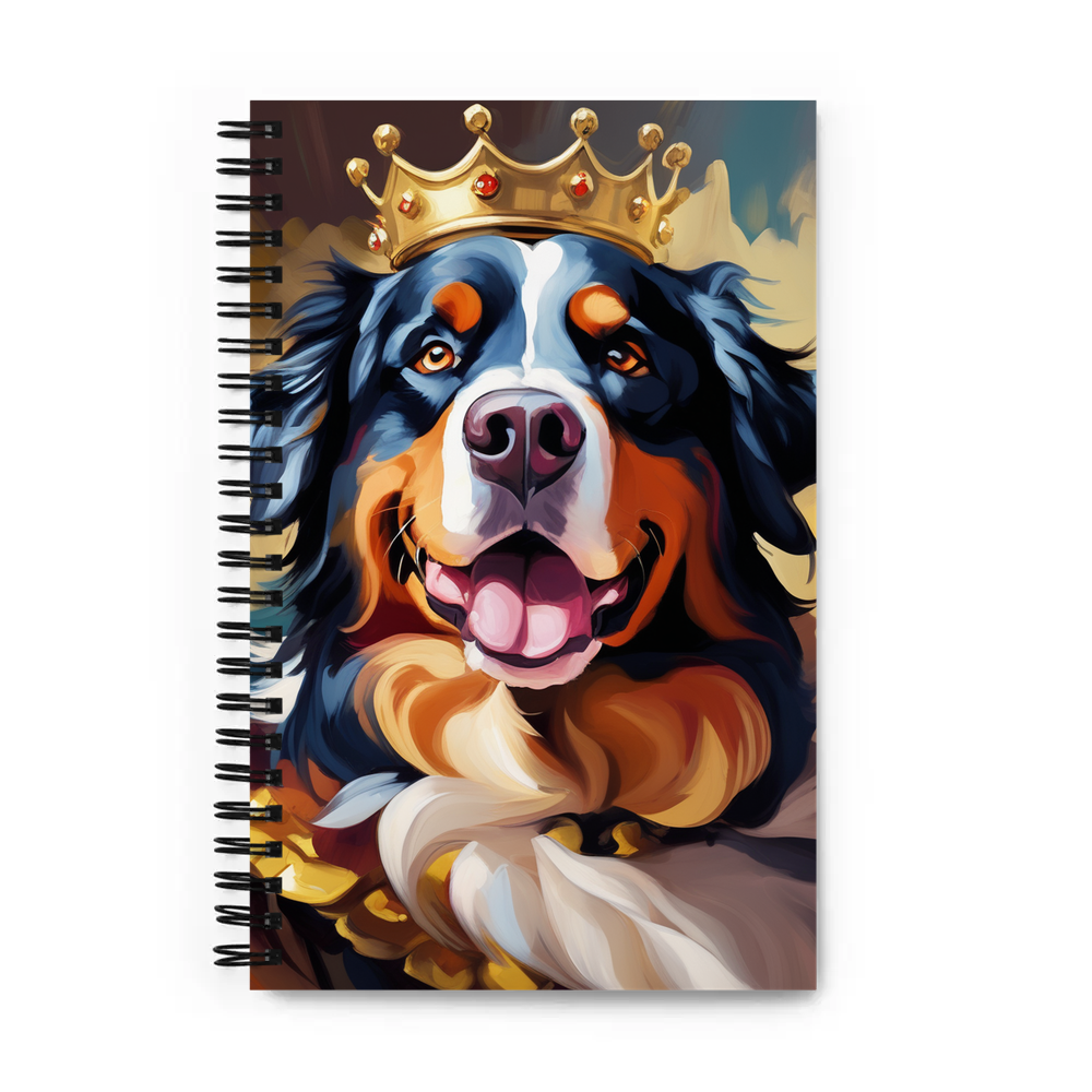 PugMug Custom Bernese Mountain Dog Spiral Notebook