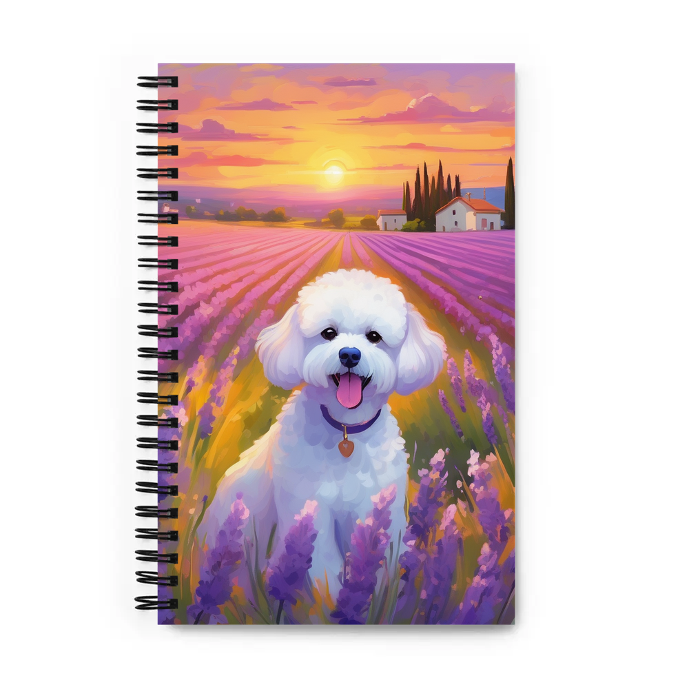PugMug Custom Bichons Frise Spiral Notebook