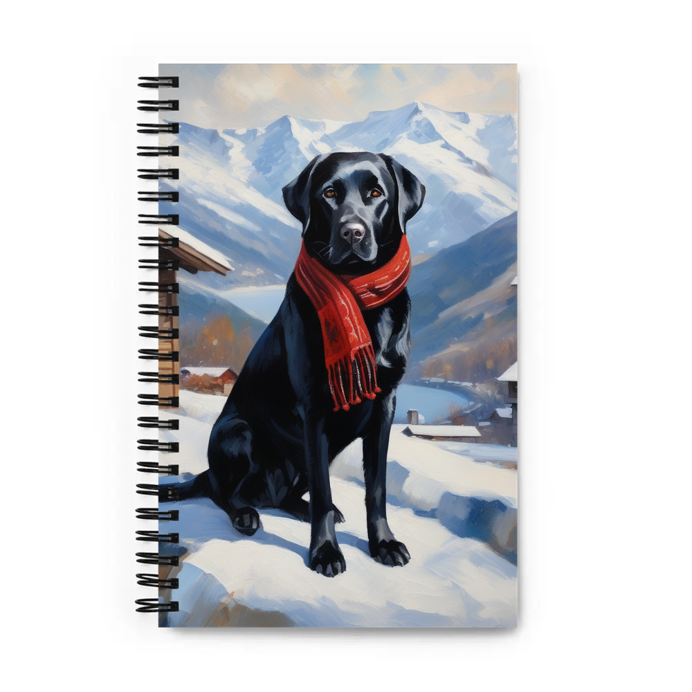 PugMug Custom Black Labrador Retriever Spiral Notebook