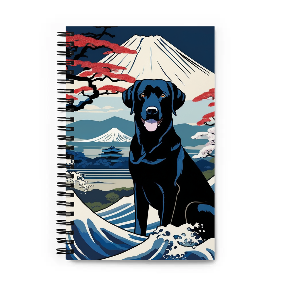 PugMug Custom Black Labrador Retriever Spiral Notebook