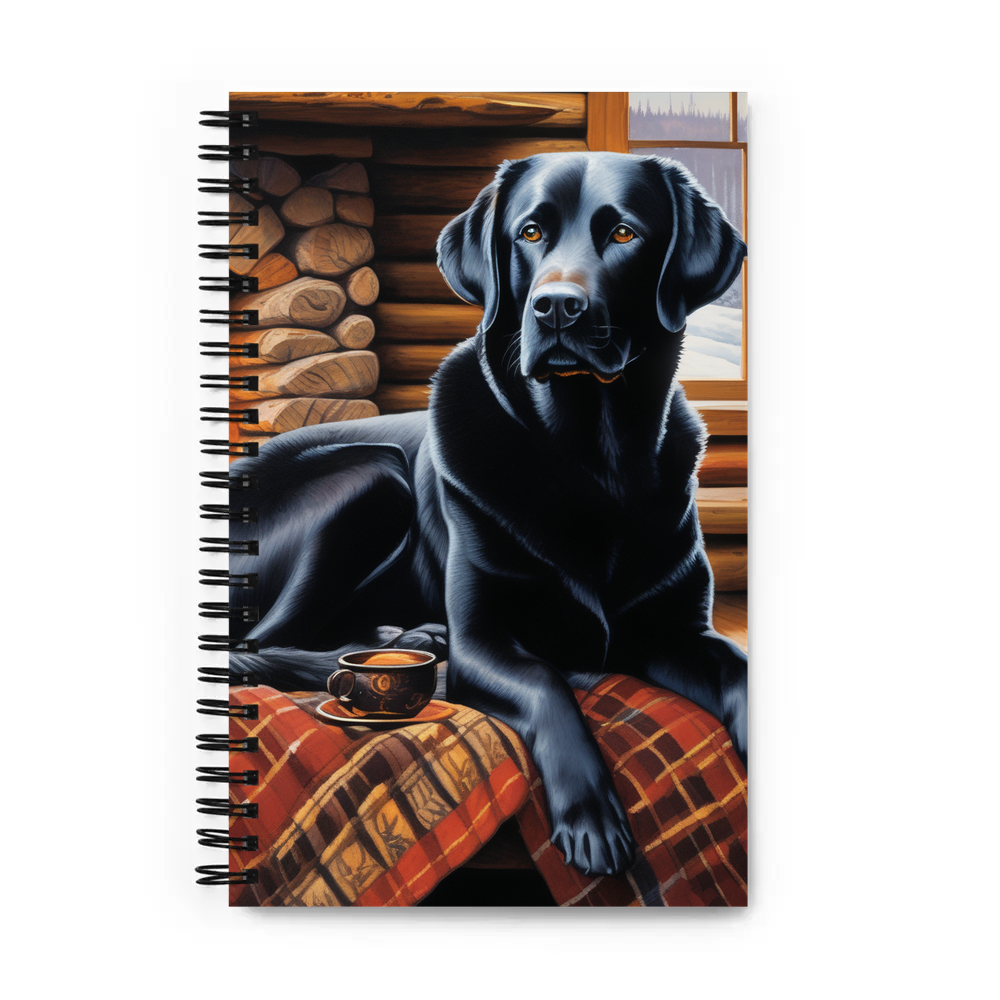 PugMug Custom Black Labrador Retriever Spiral Notebook