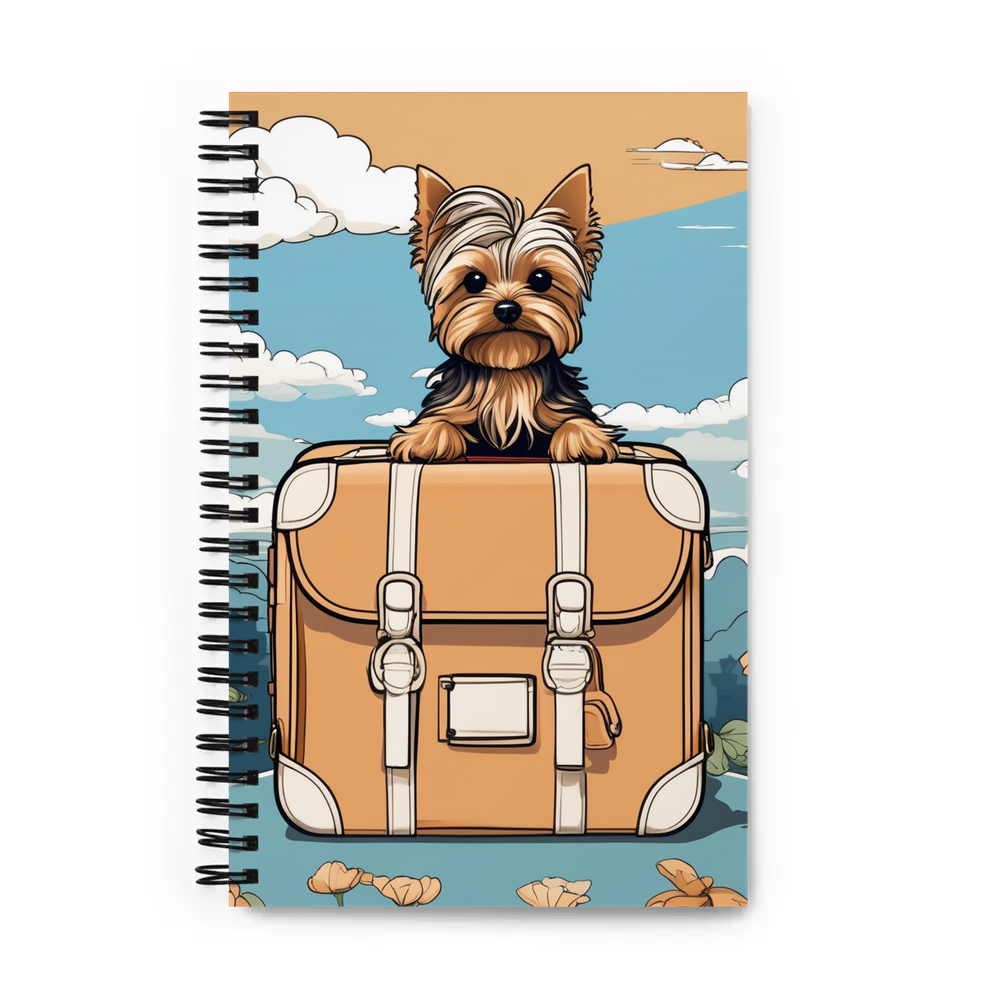 PugMug Custom Yorkshire Terrier Spiral Notebook