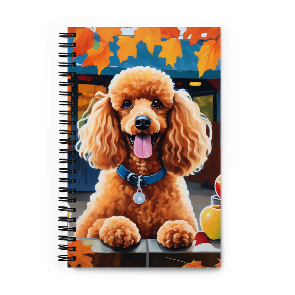 PugMug Custom Tan Poodle Spiral Notebook